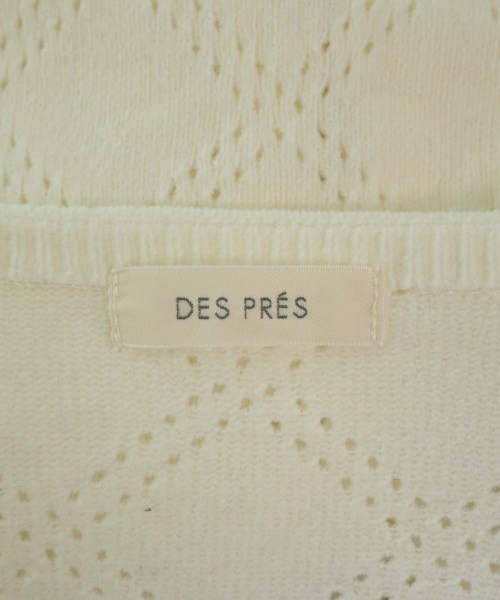 DES PRES（デプレ）カーディガン 白 サイズ:F レディース/2200680460097