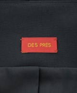 DES PRES（デプレ）ノーカラージャケット 紺 サイズ:34(XS位) レディース/2200685315026