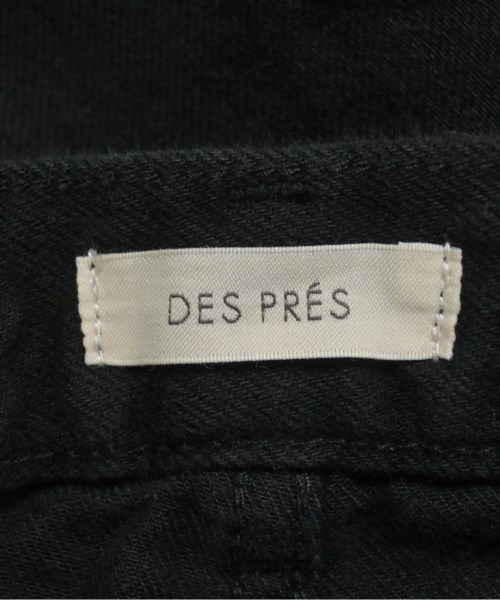 DES PRES（デプレ）デニムパンツ 黒 サイズ:32(XXS位) レディース/2200682210072