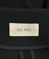 DES PRES（デプレ）ノーカラージャケット 黒 サイズ:36(S位) レディース/2200683568042