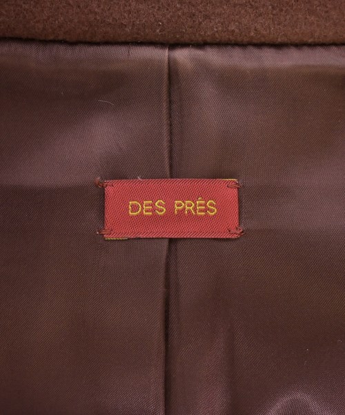 DES PRES（デプレ）チェスターコート 茶 サイズ:F メンズ/2200683185096