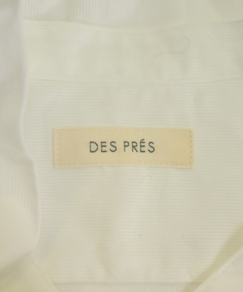 DES PRES（デプレ）カジュアルシャツ 白 サイズ:F レディース/2200690901023