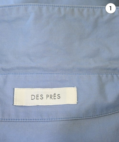 DES PRES（デプレ）カジュアルシャツ 青 サイズ:36(S位) レディース/2200690917048
