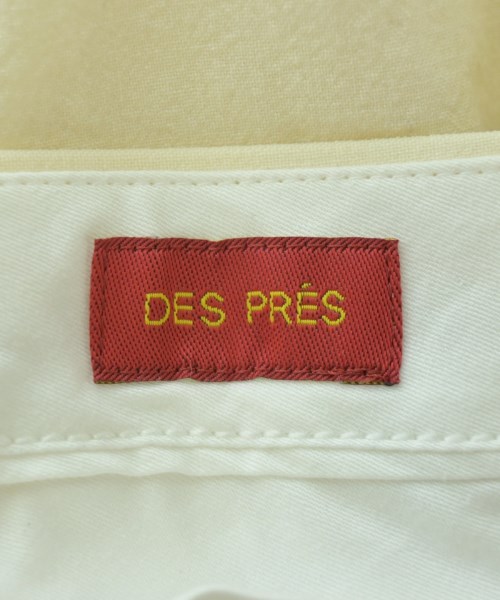 DES PRES（デプレ）スラックス 白 サイズ:34(XS位) レディース/2200693242086