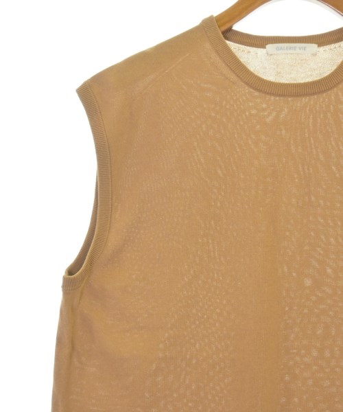 GALERIE VIE（ギャラリーヴィー）ベスト/ノースリーブ 茶 サイズ:S レディース/2200620721073