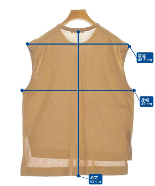 GALERIE VIE（ギャラリーヴィー）ベスト/ノースリーブ 茶 サイズ:S レディース/2200620721073