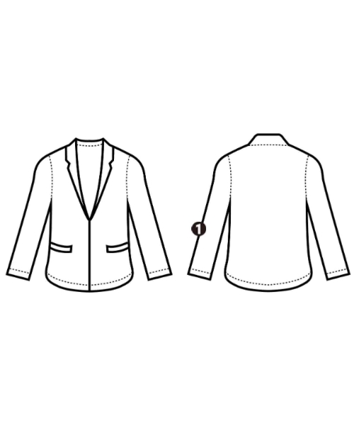 GALERIE VIE（ギャラリーヴィー）カジュアルジャケット 黒 サイズ:F レディース/2200622383279