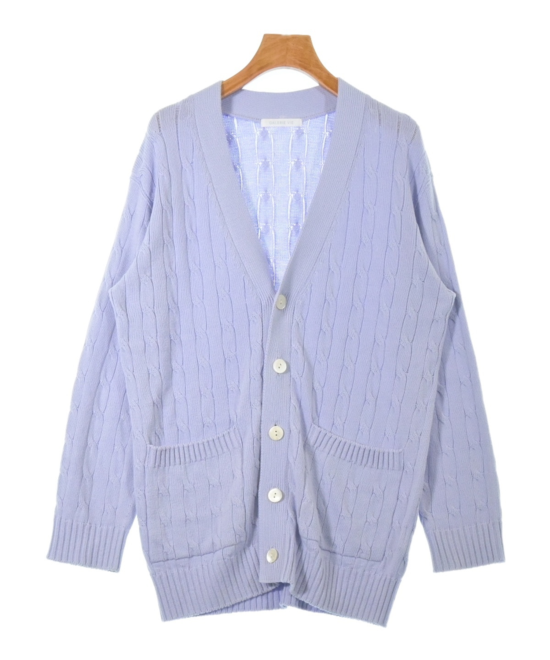 GALERIE VIE - GALERIE VIE ギャラリーヴィー ニット・セーター F 緑x紺 【古着】【中古】 GALERIE VIE - GALERIE VIE ギャラリーヴィー ニット・セーター