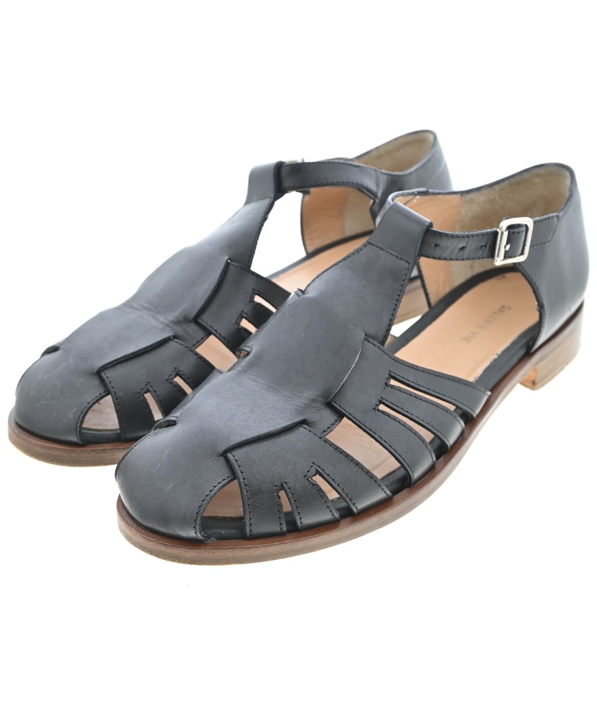 GALERIE VIE / サンダル/38/WHT GALERIE VIE（ギャラリーヴィー）サンダル 黒 サイズ:EU38(24.5cm位