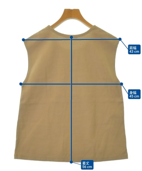 GALERIE VIE（ギャラリーヴィー）タンクトップ ベージュ サイズ:S レディース/2200630437063