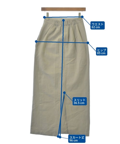 GALERIE VIE（ギャラリーヴィー）ロング・マキシ丈スカート ベージュ サイズ:34(S位) レディース/2200618369065