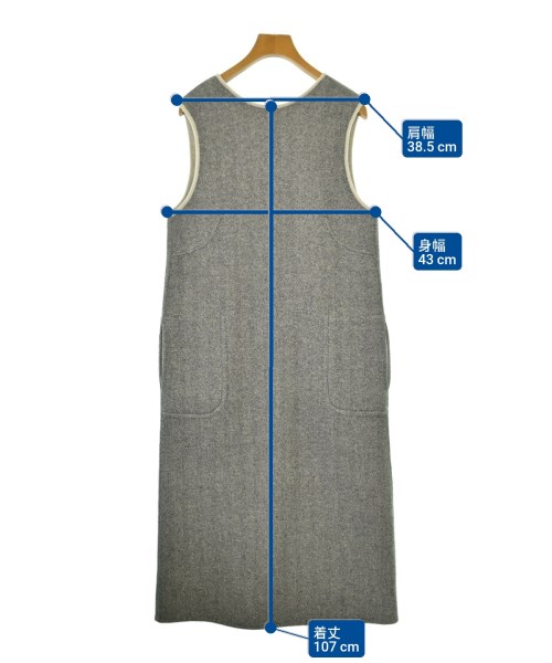 GALERIE VIE（ギャラリーヴィー）ワンピース グレー サイズ:36(M位) レディース/2200615123011