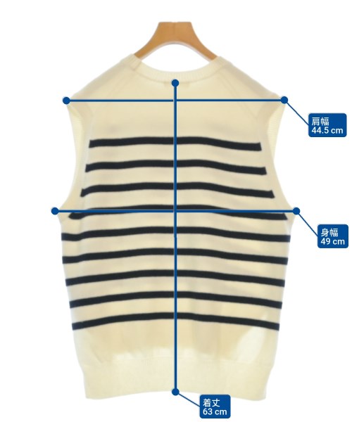 GALERIE VIE（ギャラリーヴィー）ベスト 白 サイズ:F レディース/2200615123301