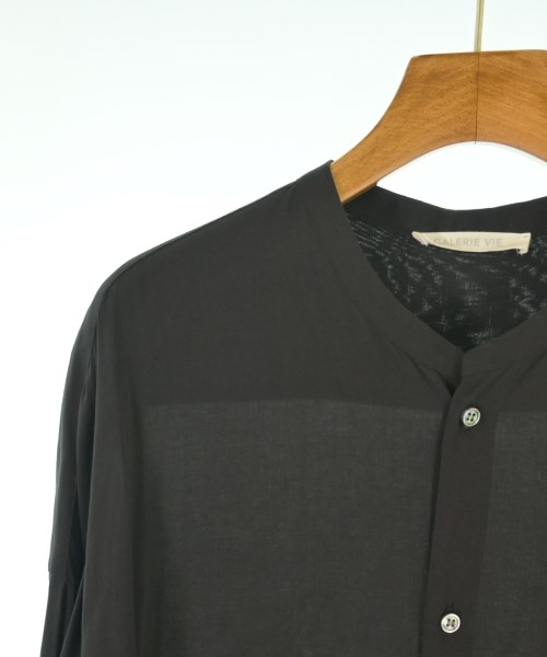 GALERIE VIE（ギャラリーヴィー）シャツワンピース 黒 サイズ:36(M位) レディース/2200611874122
