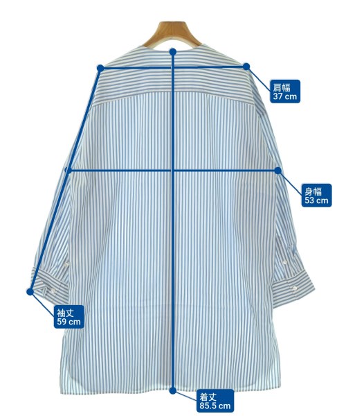 GALERIE VIE（ギャラリーヴィー）ブラウス 青 サイズ:36(M位) レディース/2200671455019