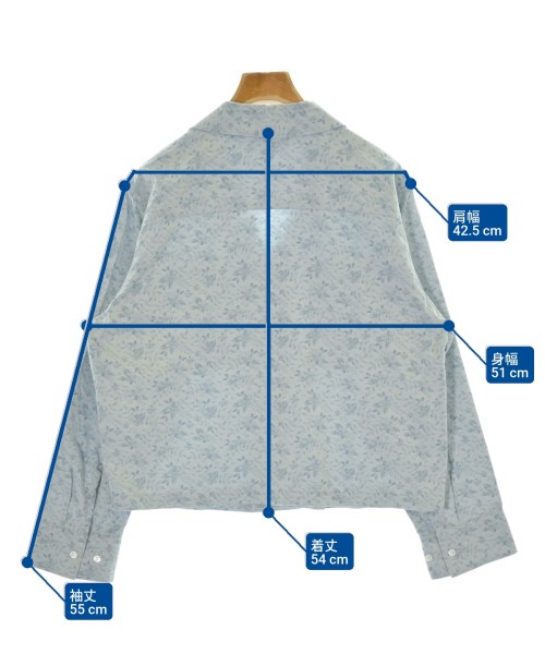 GALERIE VIE（ギャラリーヴィー）カジュアルシャツ 青 サイズ:F レディース/2200672705571