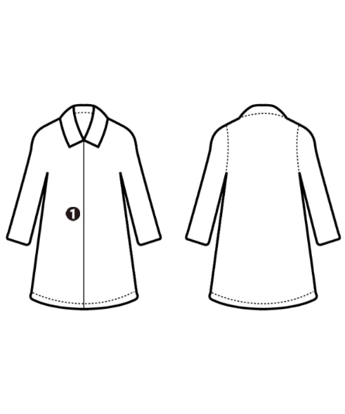 GALERIE VIE（ギャラリーヴィー）ピーコート 白 サイズ:36(M位) レディース/2200689266225