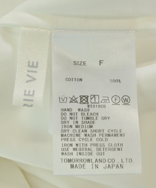 GALERIE VIE（ギャラリーヴィー）カジュアルシャツ 白 サイズ:F レディース/2200657776060