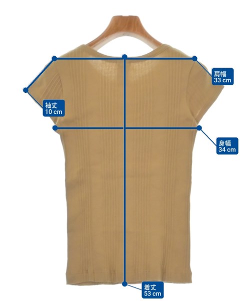 GALERIE VIE（ギャラリーヴィー）Tシャツ・カットソー ベージュ サイズ:S レディース/2200635164070