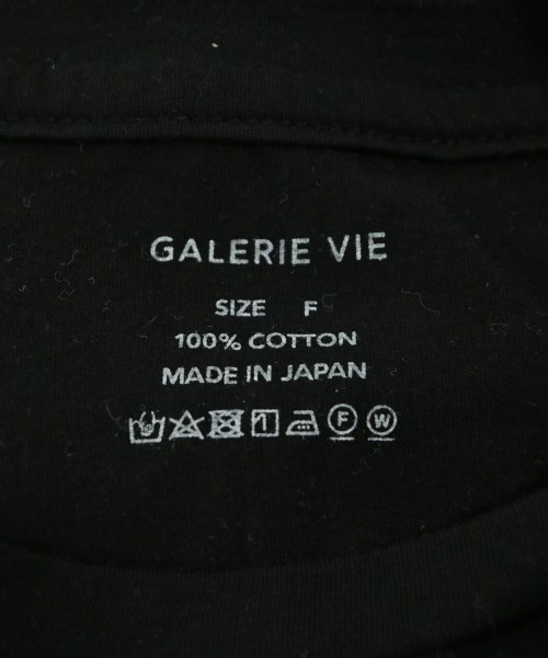 GALERIE VIE（ギャラリーヴィー）Tシャツ・カットソー 黒 サイズ:F レディース/2200641033094