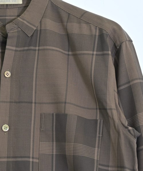 GALERIE VIE（ギャラリーヴィー）カジュアルシャツ 茶 サイズ:36(M位) レディース/2200638572049