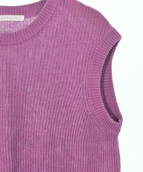 GALERIE VIE（ギャラリーヴィー）ベスト 紫 サイズ:F レディース/2200645867091