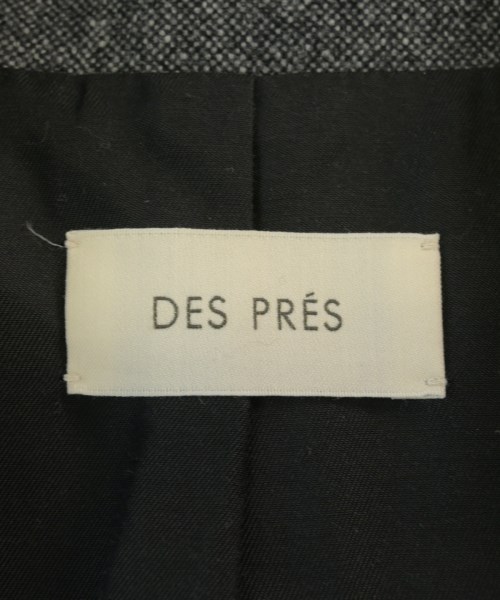 DES PRES（デプレ）テーラードジャケット グレー サイズ:36(S位) レディース/2200706820010