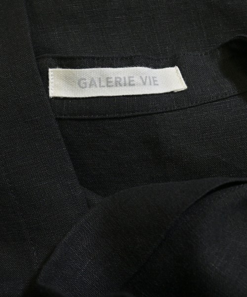 GALERIE VIE（ギャラリーヴィー）シャツワンピース 黒 サイズ:F レディース/2200663527182
