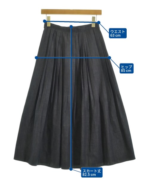 GALERIE VIE（ギャラリーヴィー）ロング・マキシ丈スカート 紺 サイズ:34(S位) レディース/2200662692041
