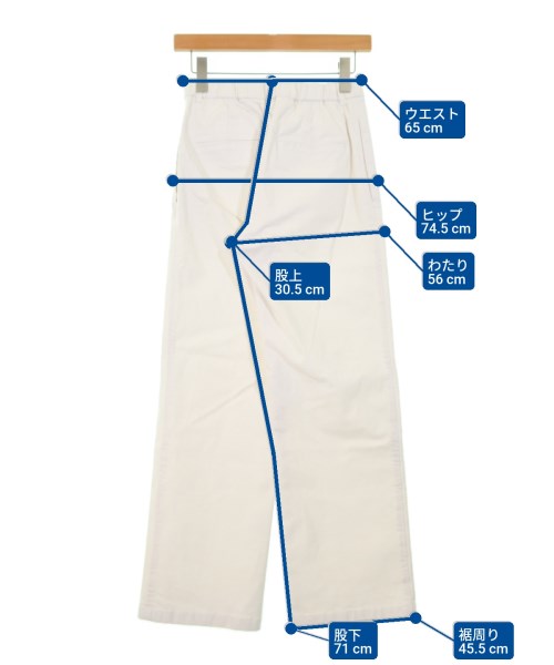 GALERIE VIE（ギャラリーヴィー）デニムパンツ 白 サイズ:32(XS位) レディース/2200664455071