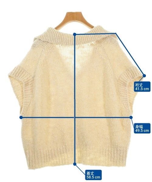 GALERIE VIE（ギャラリーヴィー）ベスト 白 サイズ:S レディース/2200662694120