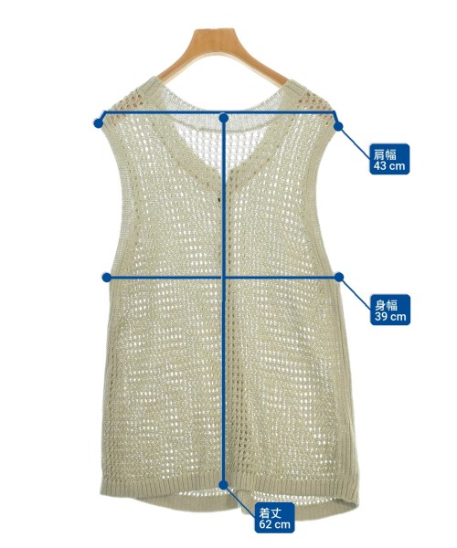 GALERIE VIE（ギャラリーヴィー）ベスト/ノースリーブ グレー サイズ:F レディース/2200667003040