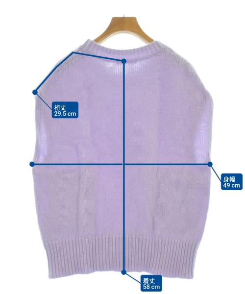 GALERIE VIE（ギャラリーヴィー）ベスト 紫 サイズ:F レディース/2200668375085