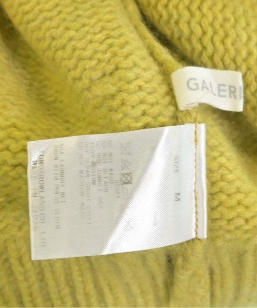 GALERIE VIE（ギャラリーヴィー）ニット・セーター 黄 サイズ:M レディース/2200729983037
