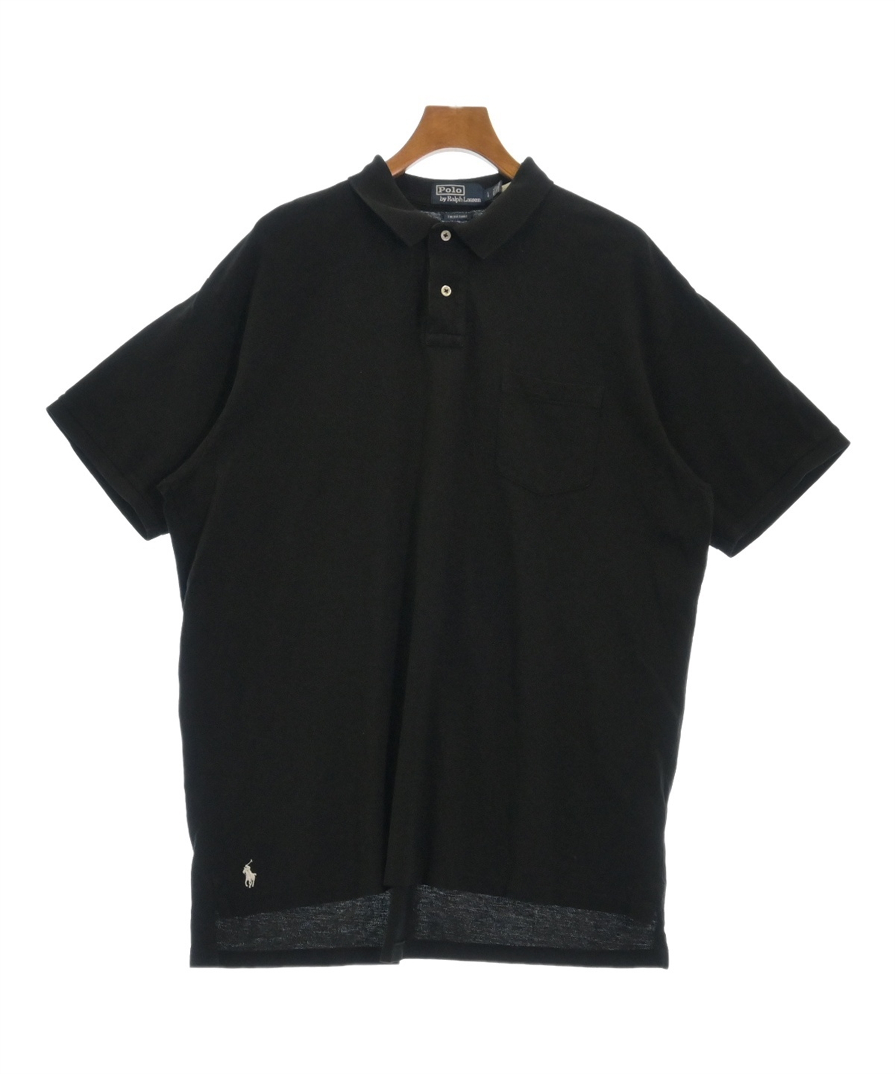 Polo Ralph Lauren（ポロラルフローレン）ポロシャツ 黒 サイズ:L