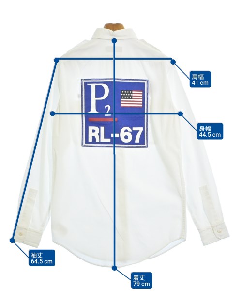 Polo Ralph Lauren（ポロラルフローレン）カジュアルシャツ 白 サイズ:XS メンズ/2200552823012