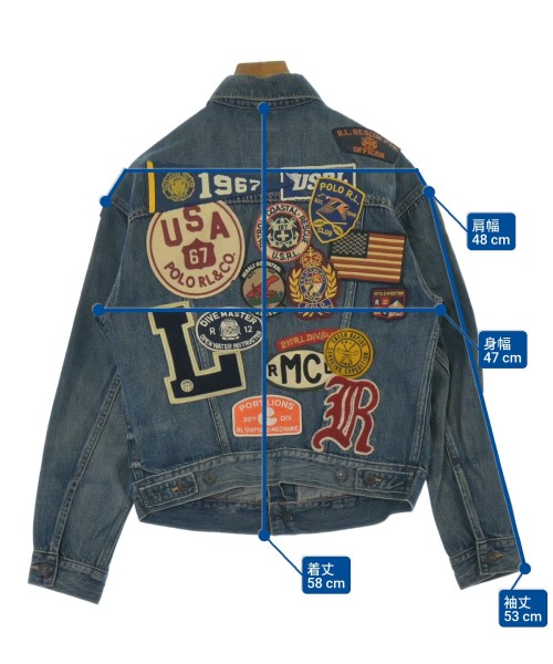 Polo Ralph Lauren（ポロラルフローレン）デニムジャケット 青 サイズ:XS メンズ/2200632320028