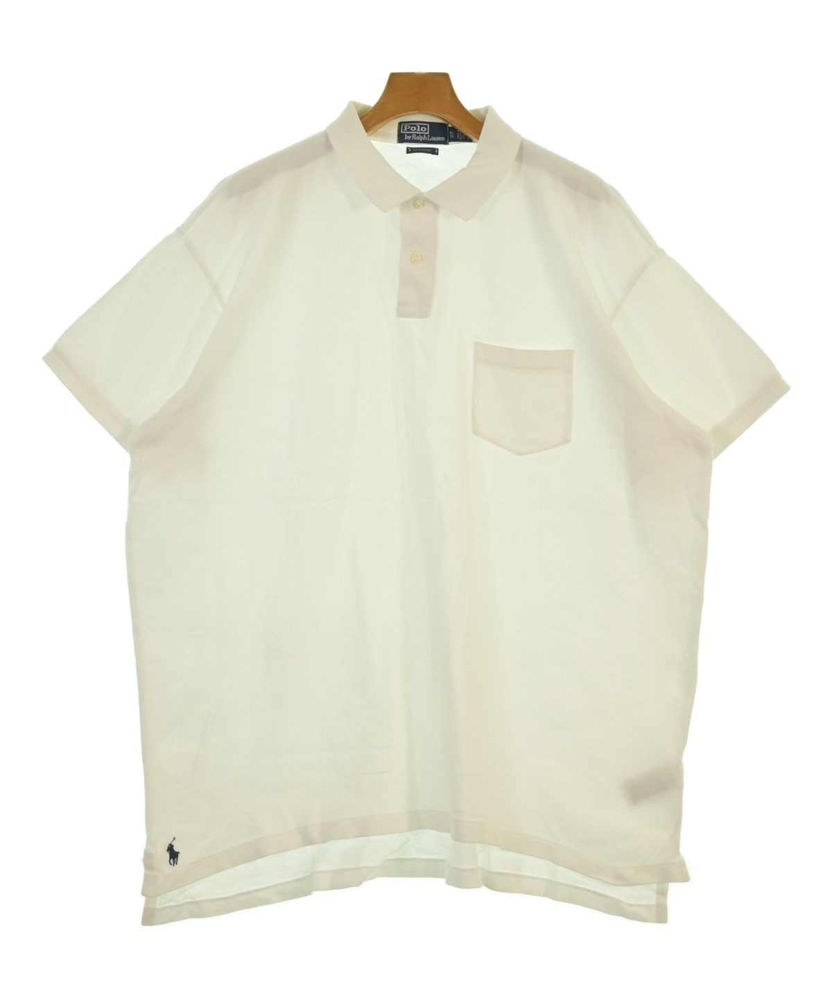 Polo Ralph Lauren（ポロラルフローレン）ポロシャツ 白 サイズ:XL