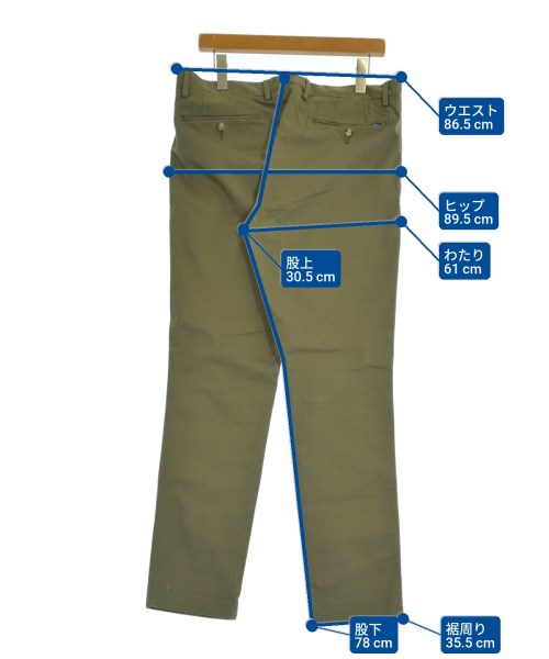 Polo Ralph Lauren（ポロラルフローレン）スラックス カーキ サイズ:34(XL位) メンズ/2200642979131