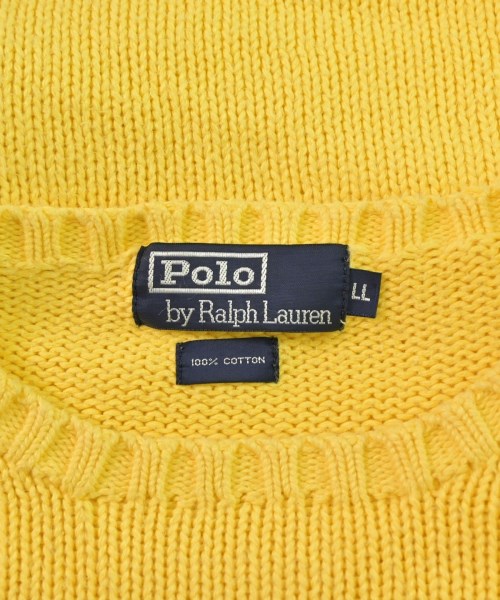 Polo Ralph Lauren（ポロラルフローレン）ニット・セーター 黄 サイズ:LL(XL位) メンズ/2200627918018