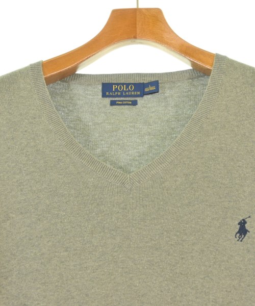 Polo Ralph Lauren（ポロラルフローレン）ニット・セーター グレー サイズ:L メンズ/2200542377075