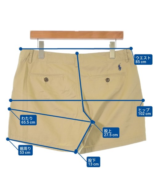 Polo Ralph Lauren（ポロラルフローレン）ショートパンツ ベージュ サイズ:8(L位) メンズ/2200613584067