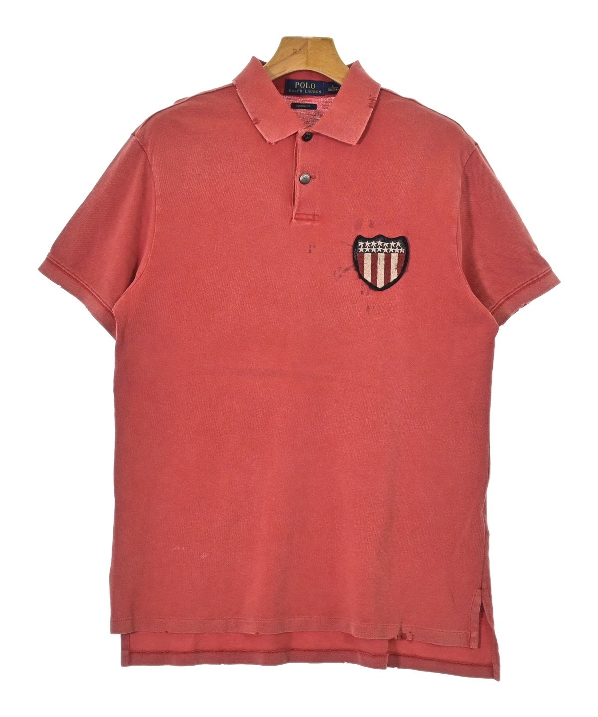 Ralph Lauren レッド ポロシャツ Ralph Lauren - ラルフローレン ポロシャツ レディース サイズS レッド