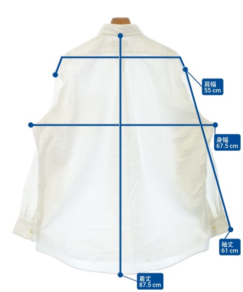 Polo Ralph Lauren（ポロラルフローレン）カジュアルシャツ 白 サイズ:L メンズ/2200626817268