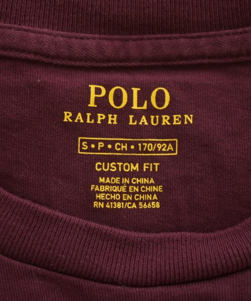 Polo Ralph Lauren（ポロラルフローレン）Tシャツ・カットソー 赤 サイズ:S メンズ/2200623095096