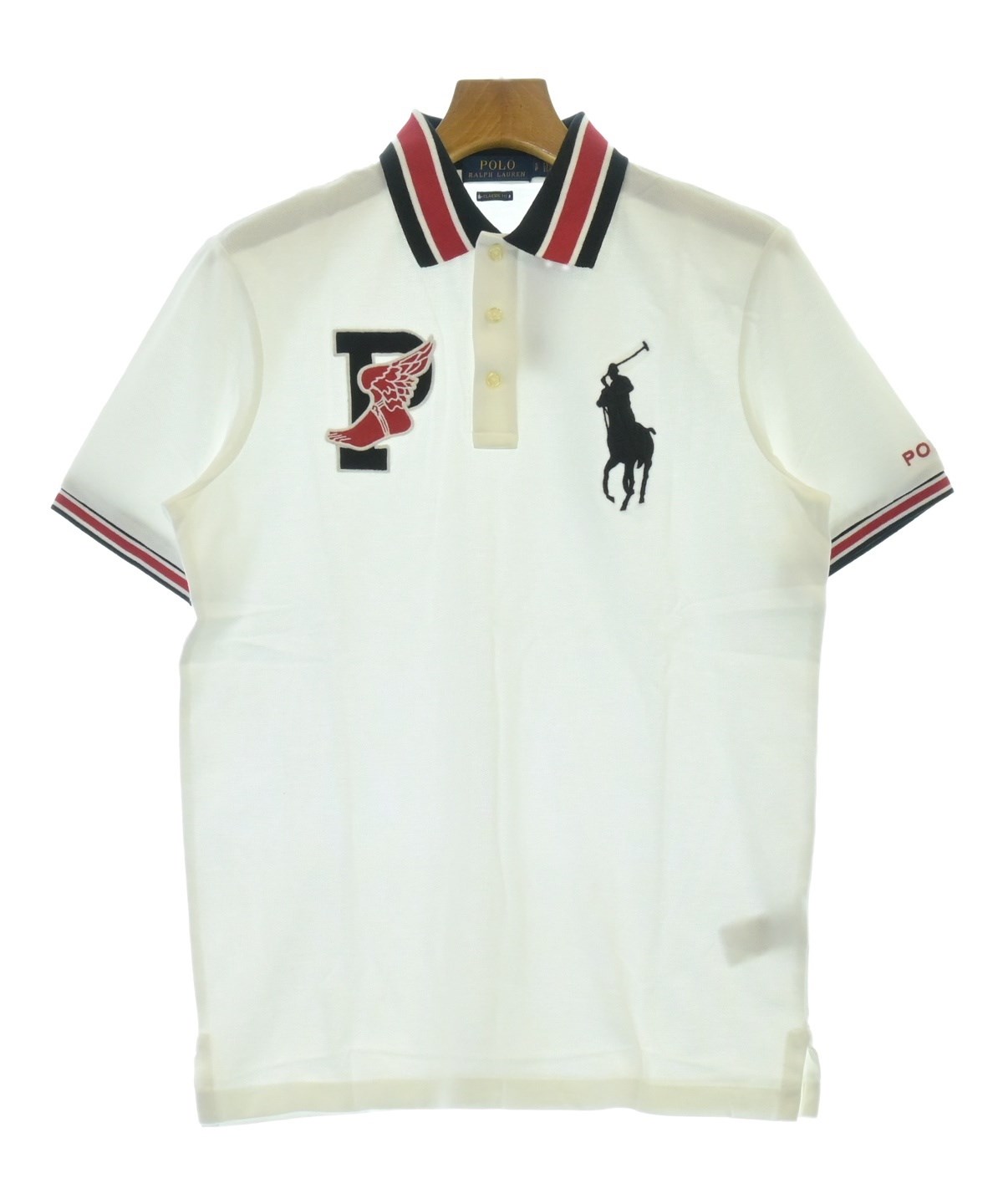 【新品未使用タグ付】ポロラルフローレン　ポロシャツM　白　ホワイト人気 POLO RALPH LAUREN（ポロ・ラルフローレン） ポロ ラルフローレン