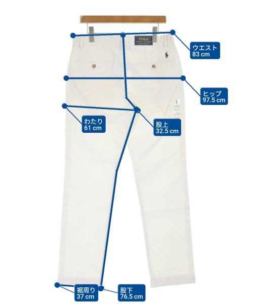 Polo Ralph Lauren（ポロラルフローレン）チノパン 白 サイズ:32(L位) メンズ/2200627532306