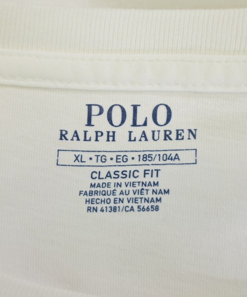 Polo Ralph Lauren（ポロラルフローレン）Tシャツ・カットソー 白 サイズ:XL メンズ/2200628626202
