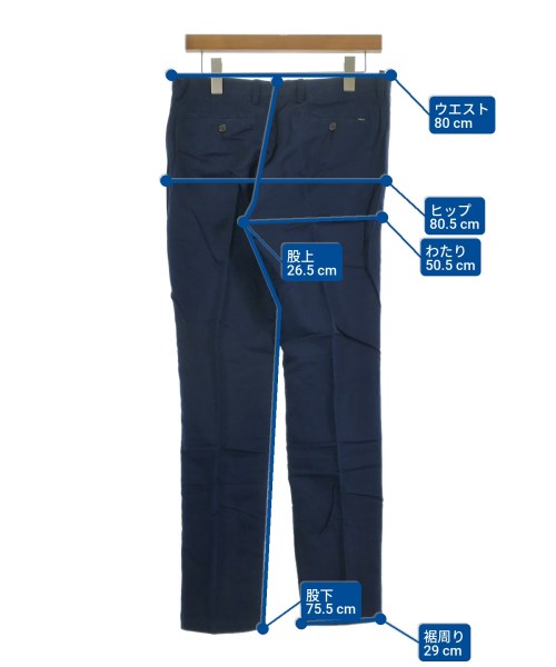 Polo Ralph Lauren（ポロラルフローレン）スラックス 紺 サイズ:30(M位) メンズ/2200628482051