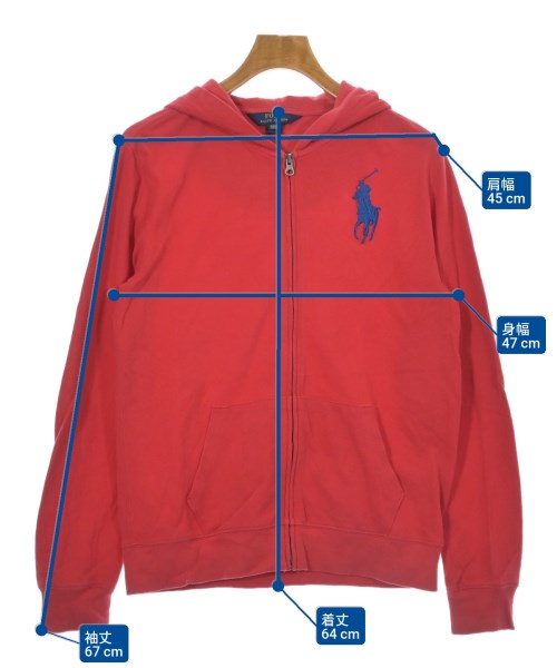Polo Ralph Lauren（ポロラルフローレン）パーカー 赤 サイズ:XL メンズ/2200629591011